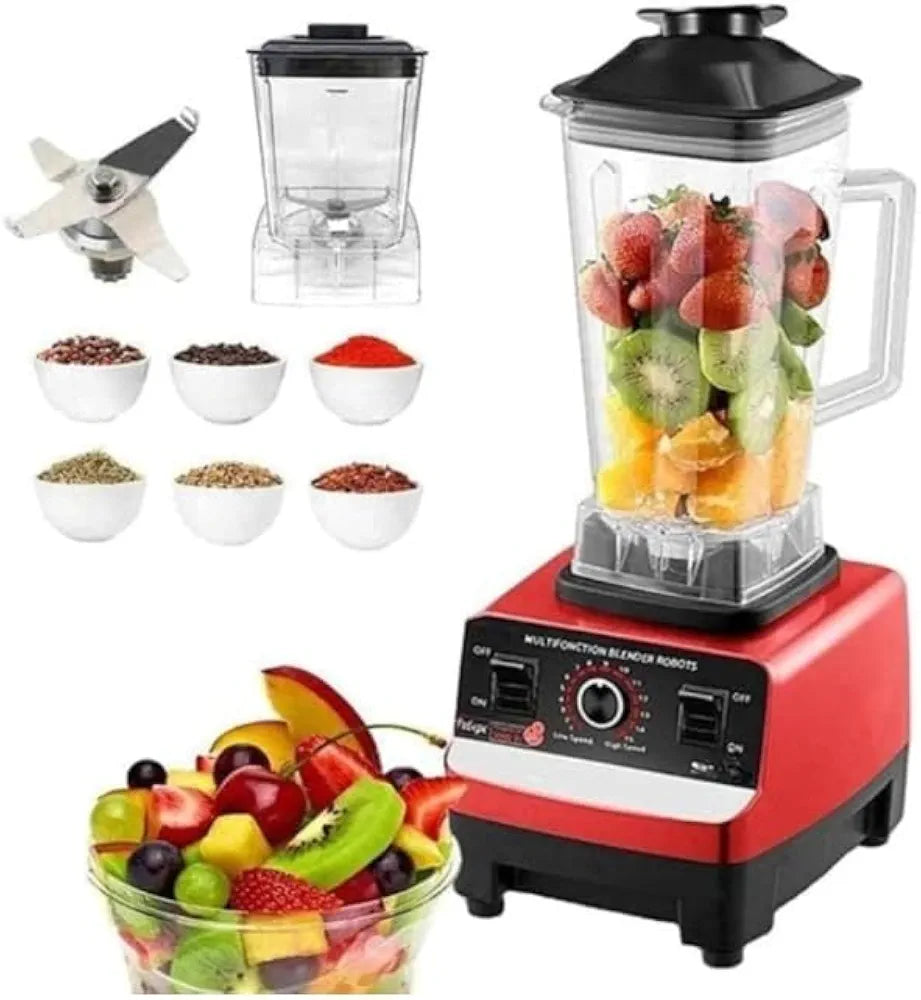 Silvery Cruster 4500W Heavy Duty Commercial Juicer Mixer multifunctional 2 in 1 Jar Juicer Mixer SC 1589