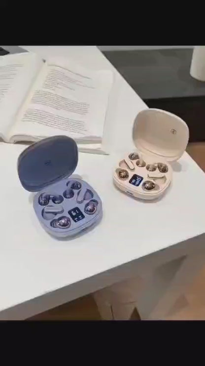 6-in-1 Wireless Earbuds – 3 Stylish Pairs in One Charging Case
