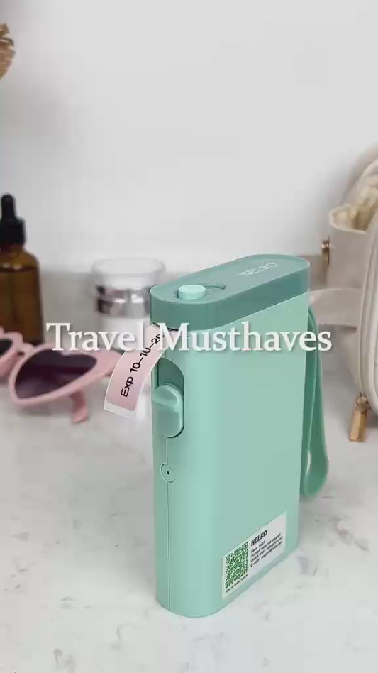 Portable Wireless Bluetooth Thermal Label Printer – Mini Smart Sticker & Barcode Printer