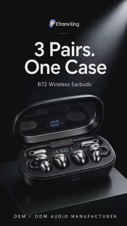 6-in-1 Wireless AirPods – Premium Sound & Stylish Design