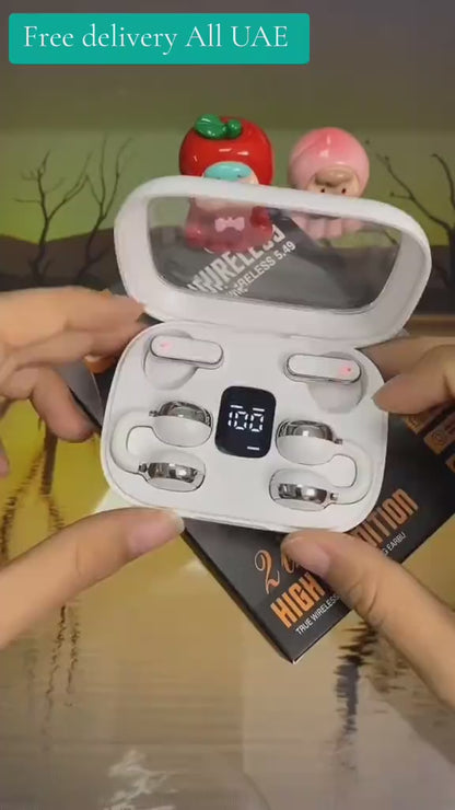 Q10 4-in-1 Wireless Earbuds – 2 Stylish Designs | Clear Sound | Long Battery | Waterproof