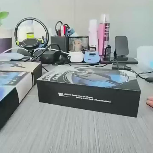 6-in-1 Aroma Starlight Car Charger – Model D1 | Fast Charging, Star Light & Perfume Diffuser
