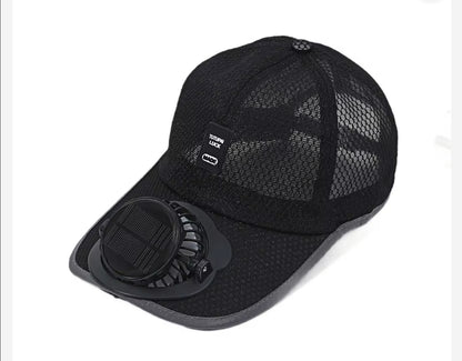 Rechargeable Cooling Fan Cap – Portable Hands-Free Summer Hat