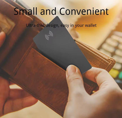 Wireless Smart Wallet Card – Apple Find My Compatible | Ultra Slim Anti-Lost Tracker