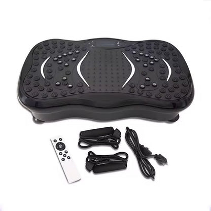 FITNESS VIBRATION MACHINE

1. AUTOMATIC AND MANNUAL PROGRAMS
2. SPEED ADJUSTABLE 
3. SPEED RANGE 0-99 LEVELS
4. MAX LOAD : 150 KG
5. REMOTE CONTROLL
6. TWO RESISTANCE BANDS
7. USB MUSIC PLAYER