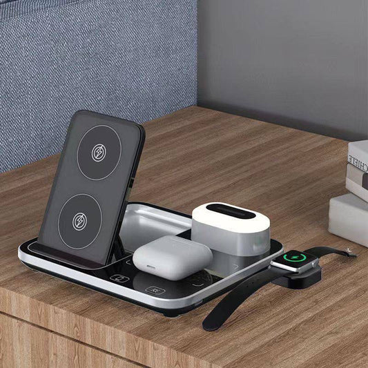 4-in-1 Wireless iPhone Charger – Fast Charging, Premium Quality & Elegant Design