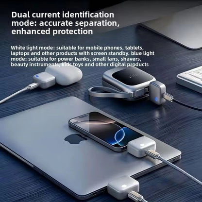 LX-007 Smart Power Disconnector – Automatic Charging Cut-Off USB Type-C Safety Adapter