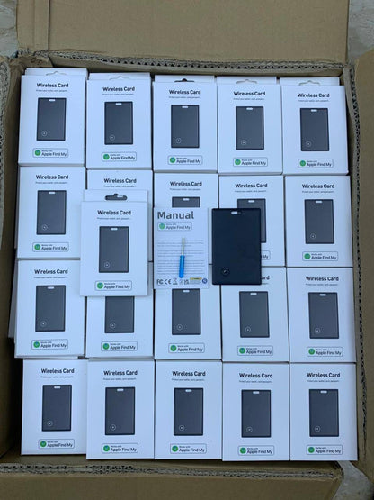 Wireless Smart Wallet Card – Apple Find My Compatible | Ultra Slim Anti-Lost Tracker