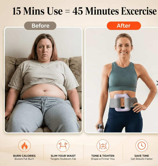 Noura Ring Massager – Portable Deep Tissue Body Massager with Adjustable Belt