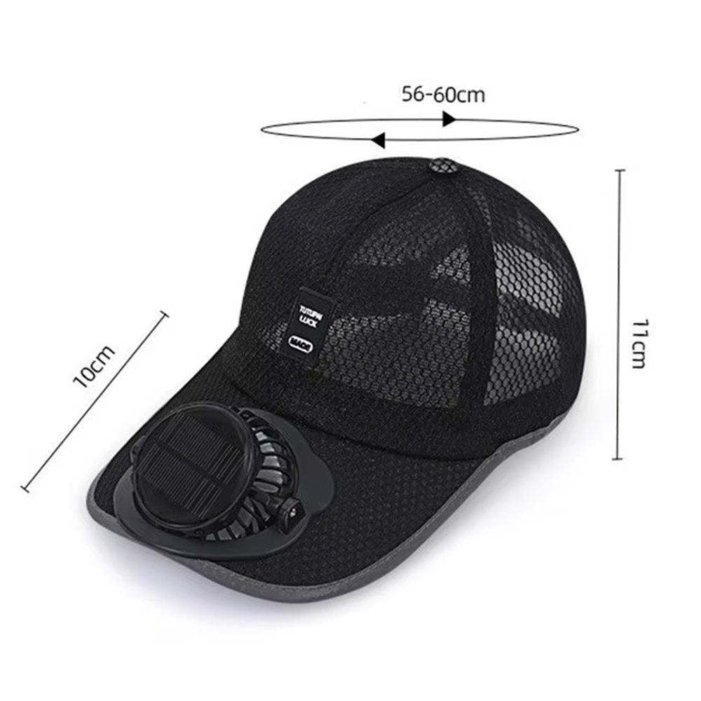 Rechargeable Cooling Fan Cap – Portable Hands-Free Summer Hat