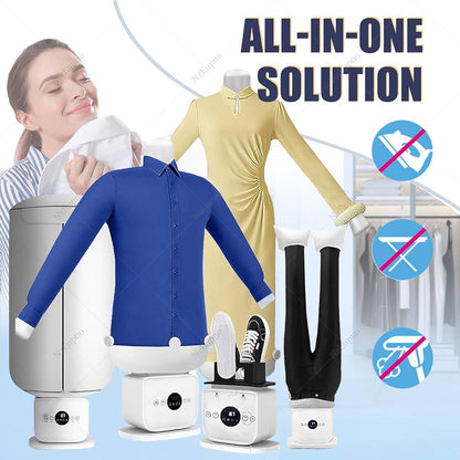 Automatic Clothes Drying & Ironing Machine – Smart Hot Air Shirt & Garment Dryer with Wrinkle Removal | Hands-Free Ironing