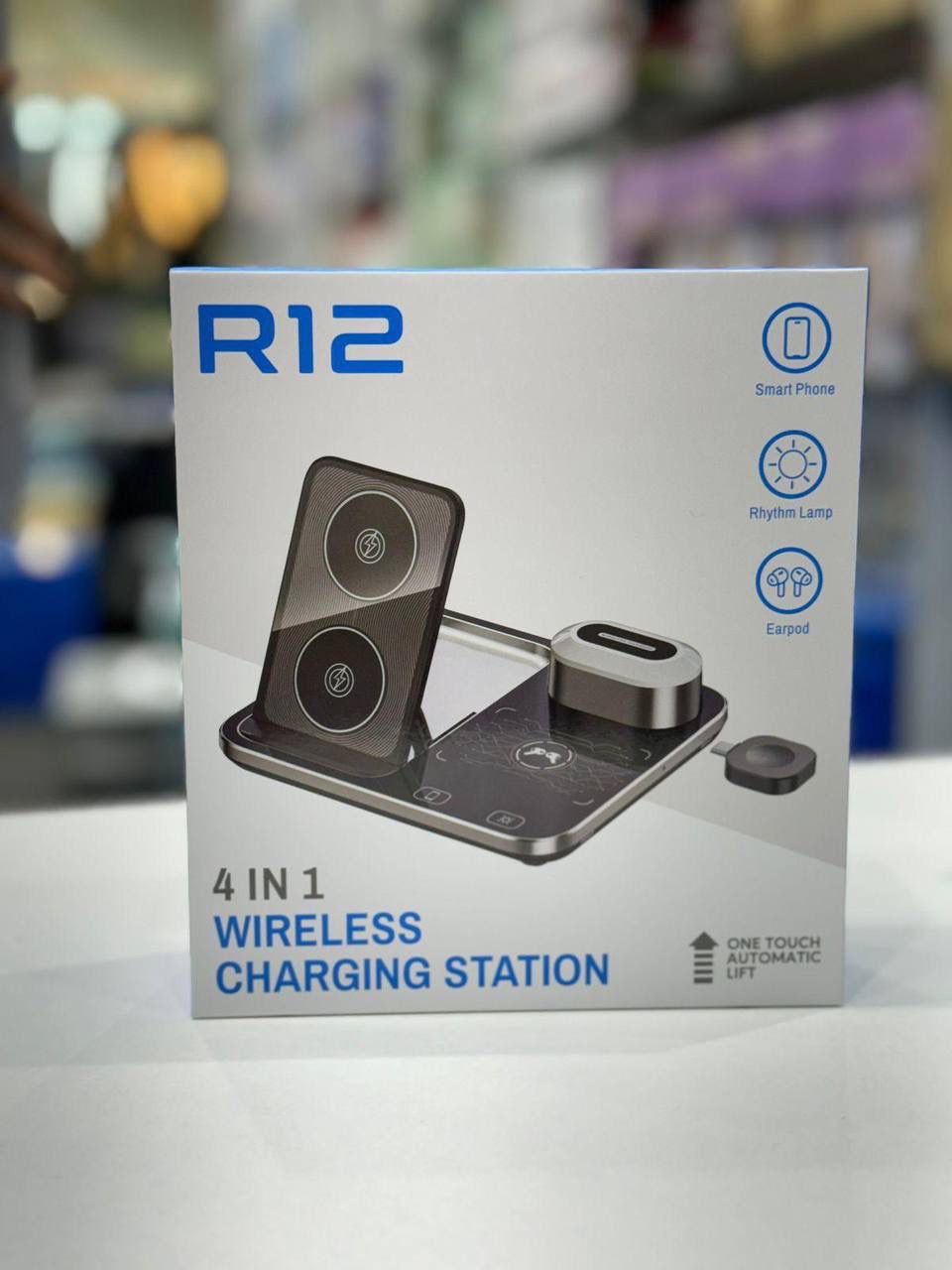 4-in-1 Wireless iPhone Charger – Fast Charging, Premium Quality & Elegant Design